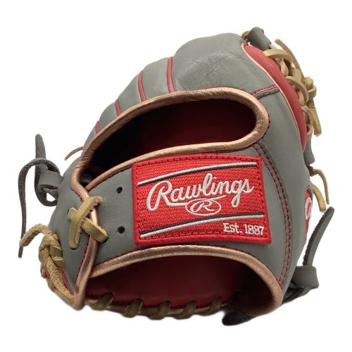 RAWLINGS (ローリングス) 軟式グローブ スカーレットグレー HOH MLB Color SYNC 内野用 GR3HMCK4H