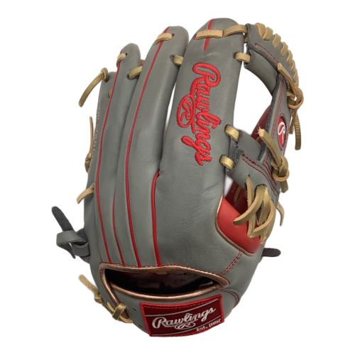 RAWLINGS (ローリングス) 軟式グローブ スカーレットグレー HOH MLB Color SYNC 内野用 GR3HMCK4H