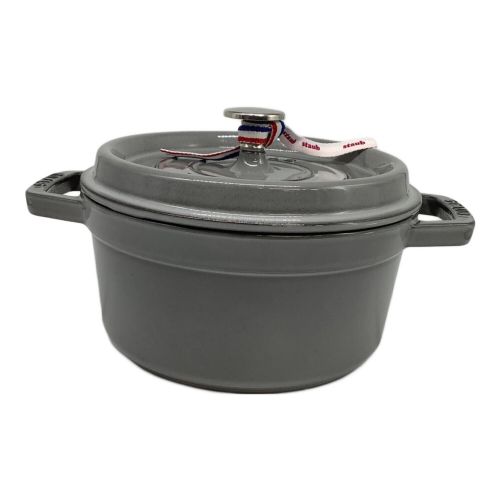 Staub (ストウブ) ピコ・ココット・ラウンド 20cm グレー 40509-820