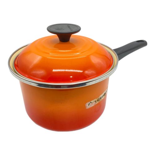 LE CREUSET (ルクルーゼ) ソースパン オレンジ