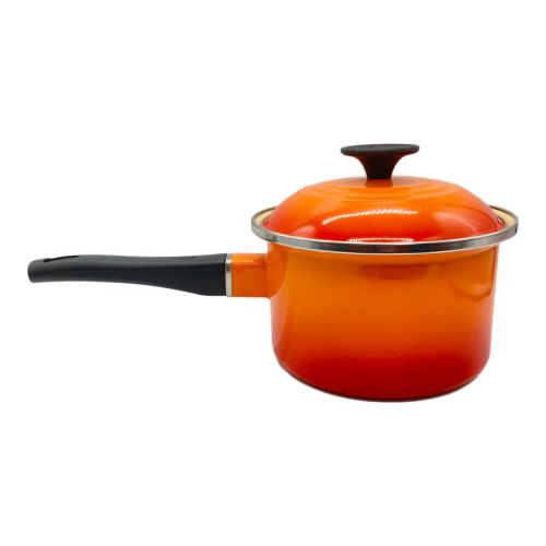 LE CREUSET (ルクルーゼ) ソースパン オレンジ