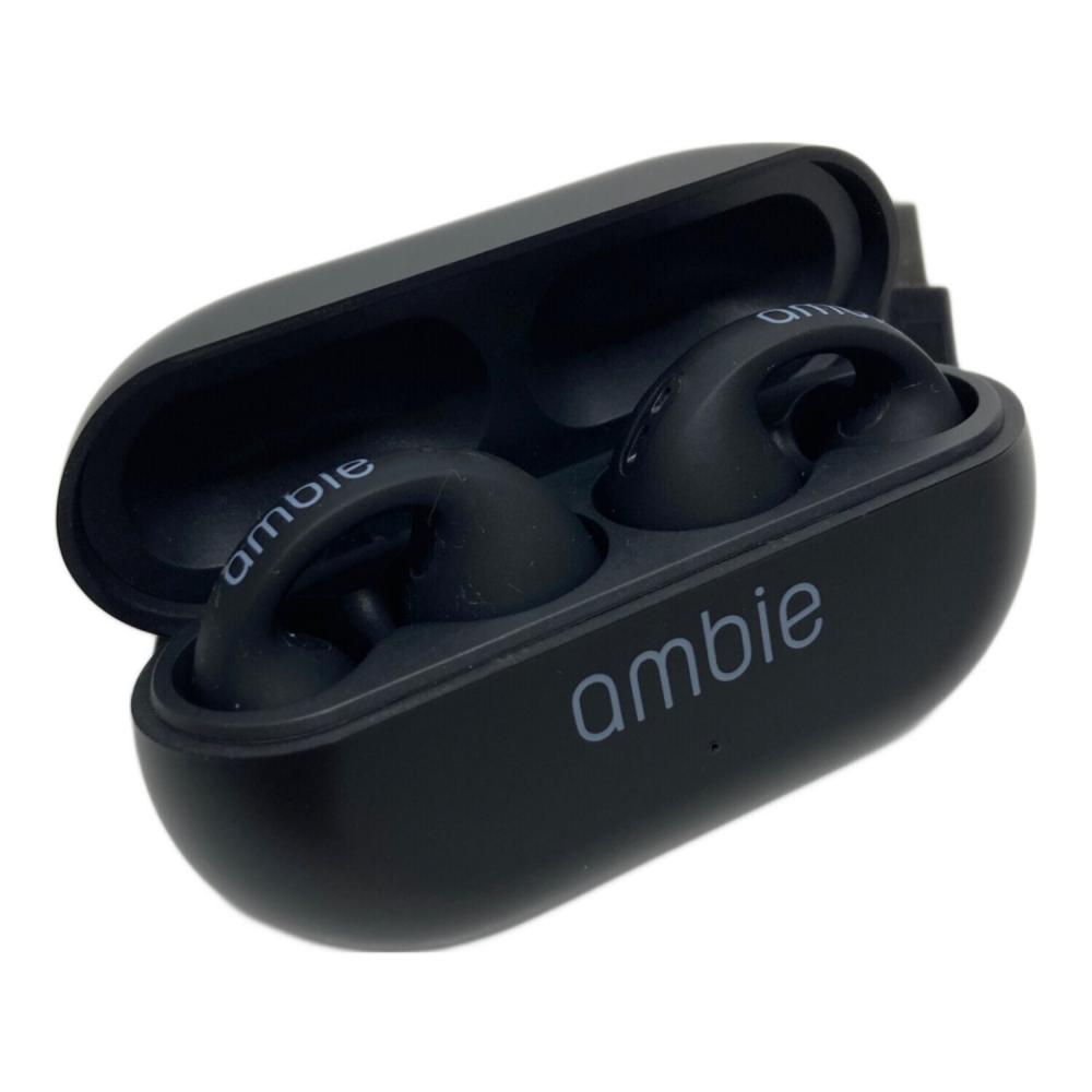 AMBIE (アンビー) ワイヤレスイヤホン ブラック AM-TW01 動作確認済み