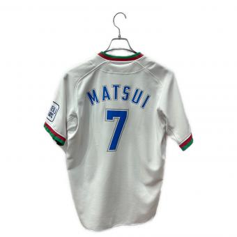 埼玉西武ライオンズ (サイタマセイブライオンズ) 応援グッズ SIZE M ホワイト NIKE ユニフォーム 松井稼頭央【7】 370521