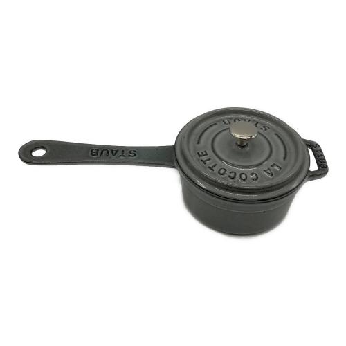 Staub (ストウブ) スモール ソースパン 10cm グレー 鋳鉄