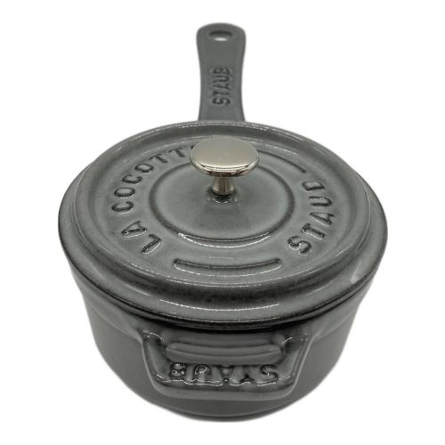Staub (ストウブ) スモール ソースパン 10cm グレー 鋳鉄