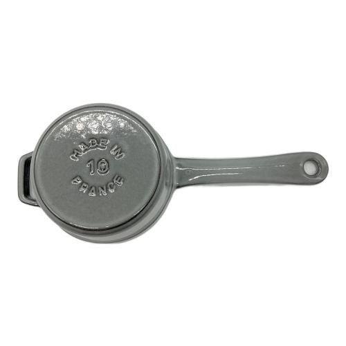 Staub (ストウブ) スモール ソースパン 10cm グレー 鋳鉄
