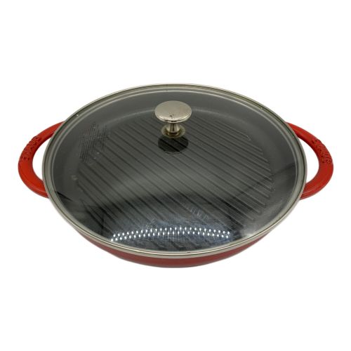 Staub (ストウブ) ピュアグリル 26cm レッド