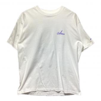 clubhaus (クラブハウス) プリントTシャツ メンズ SIZE XL ホワイト クージー・コインケース付き adress