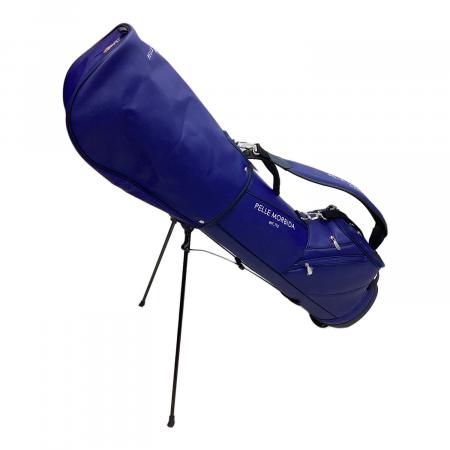 未使用6.9万 ペッレ モルビダ スタンド キャディバッグ PMO-PG001 PELLE MORBIDA (ペッレモルビダ) キャディバッグ ネイビー PMO-PG001 9