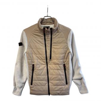 BRIEFING (ブリーフィング) ゴルフウェア(トップス) メンズ SIZE S ベージュ WINDBLOCK KNIT BLOUSON BRG233M40