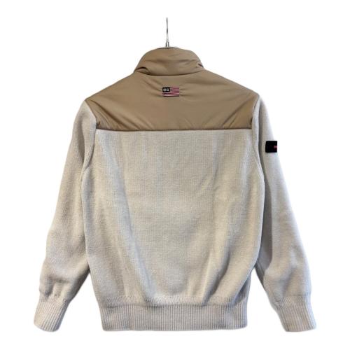 BRIEFING (ブリーフィング) ゴルフウェア(トップス) メンズ SIZE S ベージュ WINDBLOCK KNIT BLOUSON BRG233M40