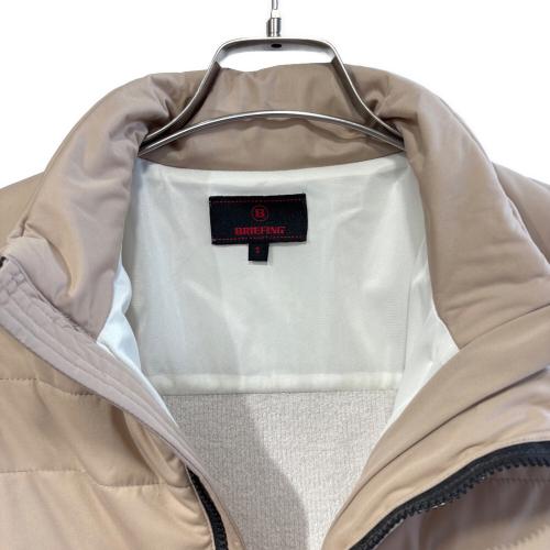 BRIEFING (ブリーフィング) ゴルフウェア(トップス) メンズ SIZE S ベージュ WINDBLOCK KNIT BLOUSON BRG233M40