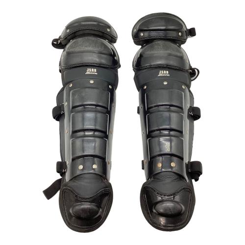 MIZUNO (ミズノ) ヘルメット・マスク・プロテクター・レガース・バッグ付 軟式用キャッチャー防具5点セット SIZE M ブラック