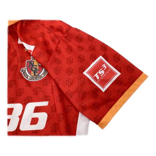 名古屋グランパス (ナゴヤグランパス) サポーターグッズ SIZE XL AISIN【77】JUNKER 2023年オーセンティック MIZUNO Tシャツ