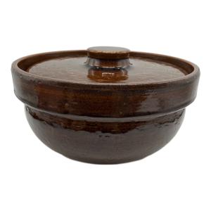 長谷園 (ナガタニエン) ロースト土鍋 ブラウン