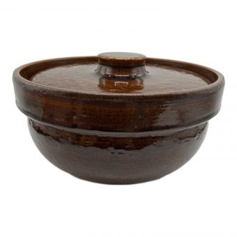 長谷園 (ナガタニエン) ロースト土鍋 ブラウン