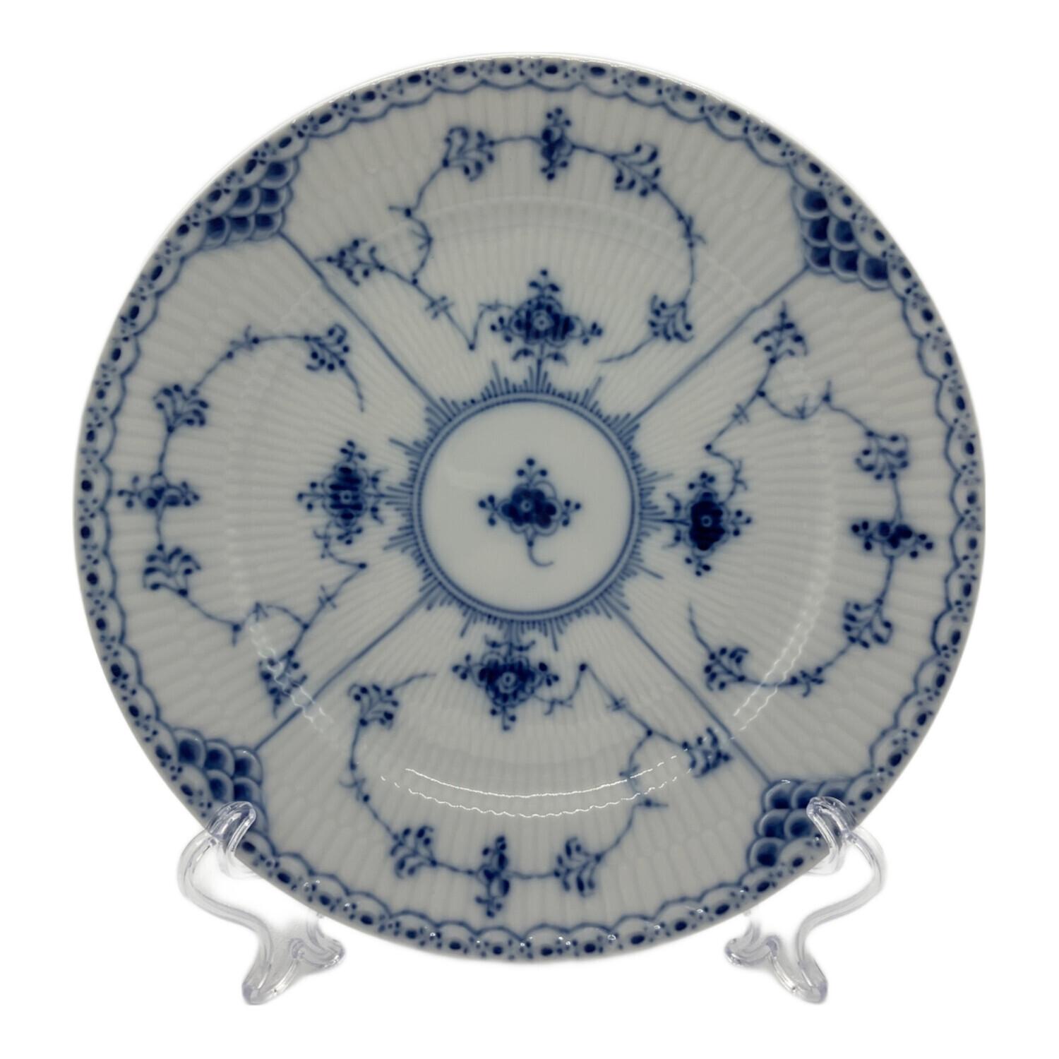 ロイヤルコペンハーゲンブルーフルーテッドハーフレースプレートペア19cD未使用近 ロイヤルコペンハーゲン（Royal Copenhagen） ブルー