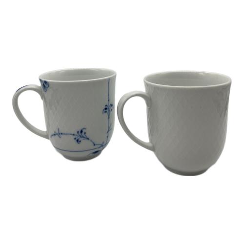 ROYAL COPENHAGEN (ロイヤル・コペンハーゲン) B＆W PALMETTE MUG ブルーパルメッテ/ホワイトパルメッテ ペア