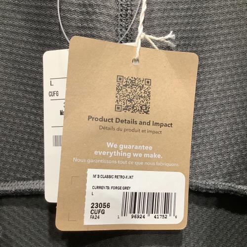 Patagonia (パタゴニア) メンズ SIZE L グレー 23056 クラシック レトロXジャケット 国内代理店表記 有