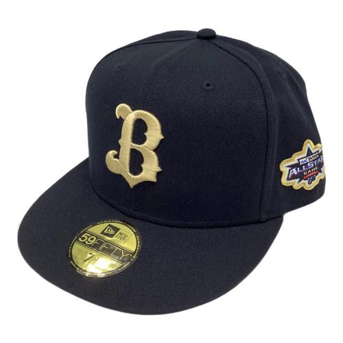 オリックス・バファローズ 応援グッズ 7 3/4(61.5cm) ネイビー オーセンティック New Era 帽子 NPBマーク 2023年オールスターゲーム プロ仕様モデル