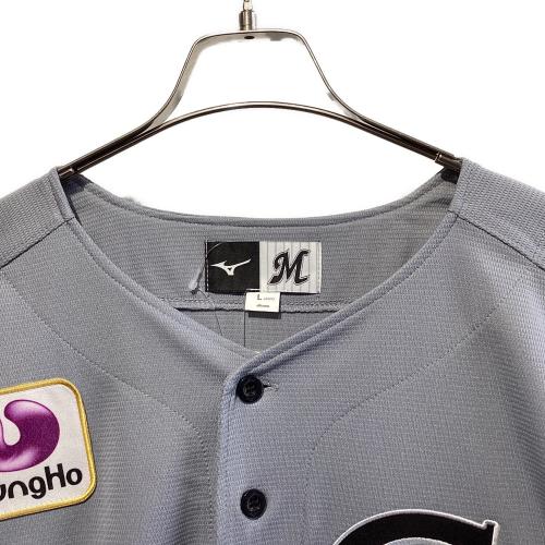 千葉ロッテマリーンズ (チバロッテマリーンズ) 応援グッズ Lサイズ グレー 小沼 健太【50】 2023年CLMユニフォーム レプリカ