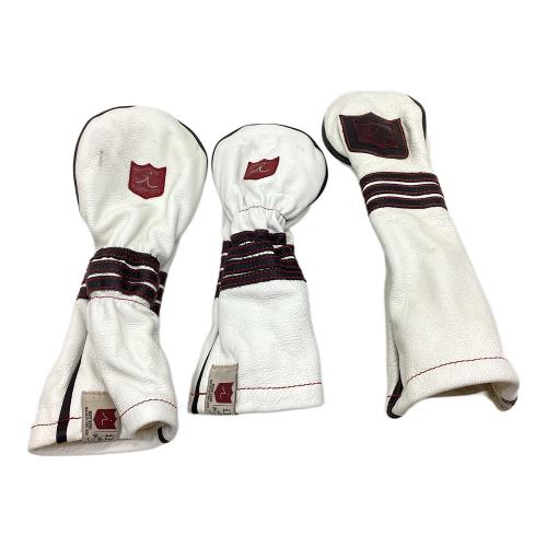 iliac Golf (イリアックゴルフ) ヘッドカバー ホワイト 6Pセット