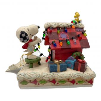 PEANUTS (ピーナッツ) インテリア小物 6010322 Snoopy with WS Decorating Dog JimShore 箱付
