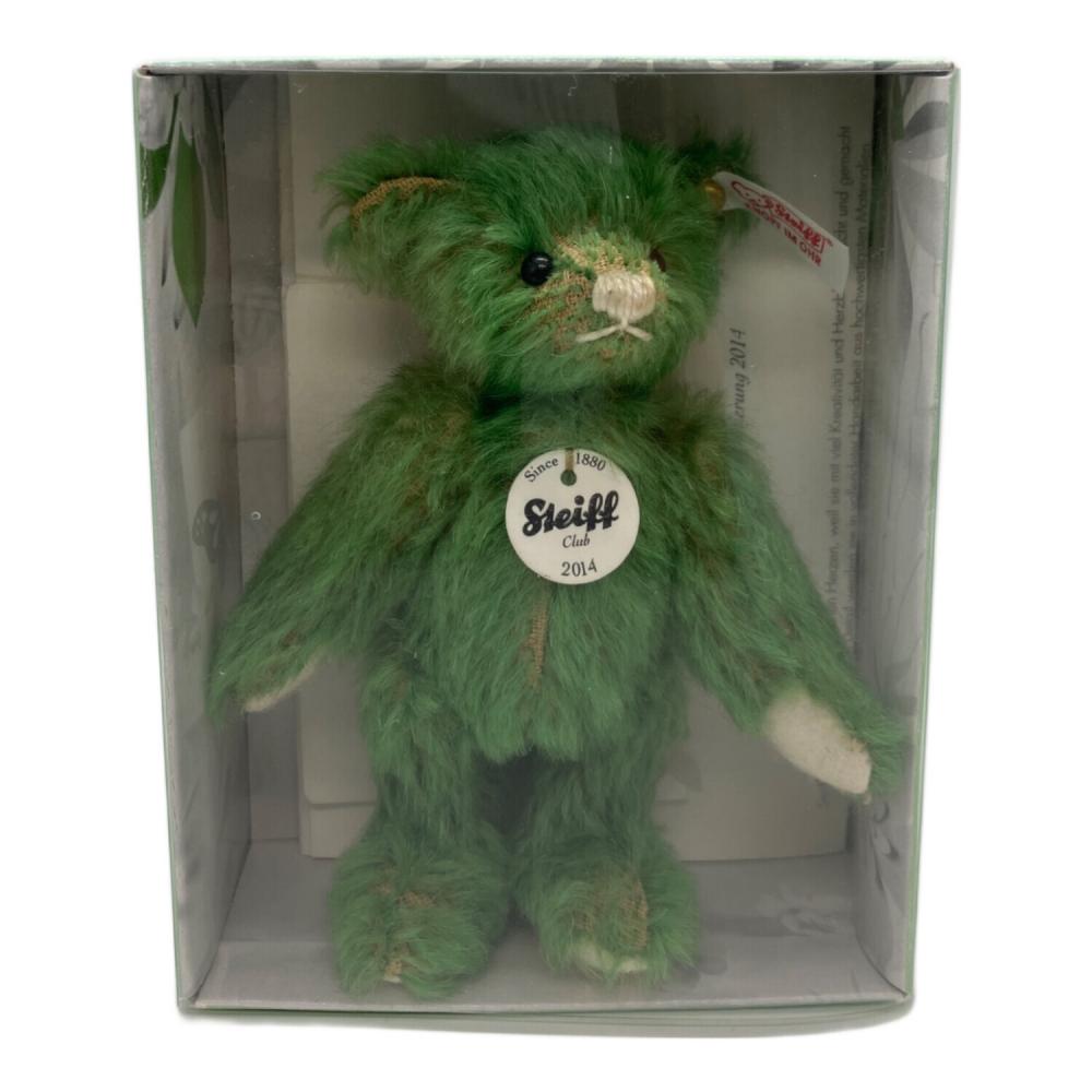 シュタイフクラブ　2014 ミニテディベア　Steiff　グリーン Steiff (シュタイフ) テディベア グリーン 2014 クラブ限定