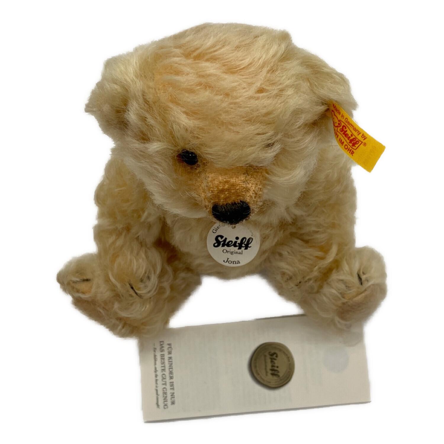 Steiff (シュタイフ) テディベア ベージュ ジョナ｜トレファクONLINE