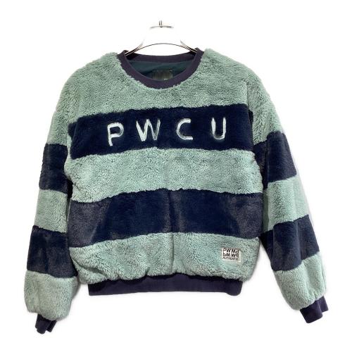 PW CIRCULUS (ピーダブリュサーキュラス) ゴルフウェア(トップス) レディース SIZE 2 ブルー FAUX FUR BLOUSON