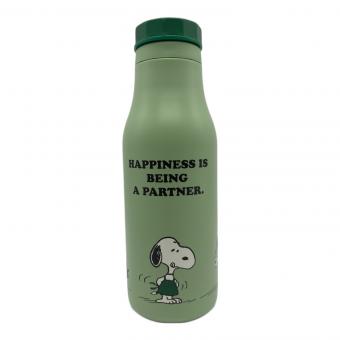 STARBUCKS COFFEE (スターバックスコーヒー) ステンレスロゴボトル PEANUTS グリーン 473ml