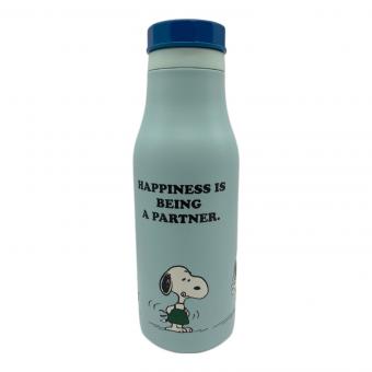 STARBUCKS COFFEE (スターバックスコーヒー) ステンレスロゴボトル PEANUTS ブルー 473ml