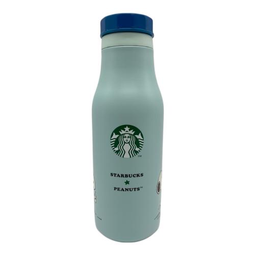 STARBUCKS COFFEE (スターバックスコーヒー) ステンレスロゴボトル PEANUTS ブルー 473ml