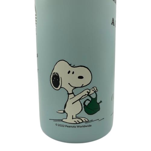 STARBUCKS COFFEE (スターバックスコーヒー) ステンレスロゴボトル PEANUTS ブルー 473ml