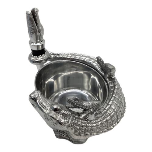 Arthur Court ワイン キャディ & ストッパー セット アリゲーター キャップ・箱付