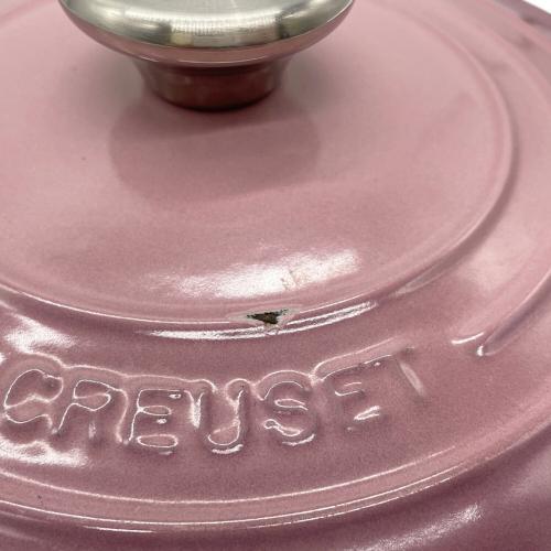 LE CREUSET (ルクルーゼ) 両手鍋 SIZE 20cm ピンク ココットロンド