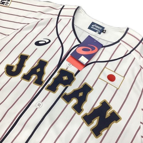 侍ジャパン(サムライジャパン) 応援グッズ SIZE M ホワイト asics 山田哲人【1】ユニフォーム レプリカ 2019年WBSCプレミア12