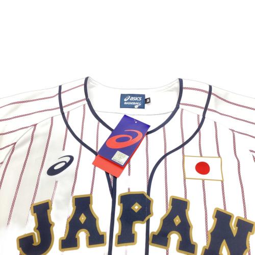 侍ジャパン(サムライジャパン) 応援グッズ SIZE M ホワイト asics 山田哲人【1】ユニフォーム レプリカ 2019年WBSCプレミア12