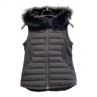 DESCENTE GOLF (デサントゴルフ) ゴルフウェア(トップス) レディース SIZE M ブラック クリスタルコレクション エアーポケットストレッチダウンベスト ベスト DGWQJK51