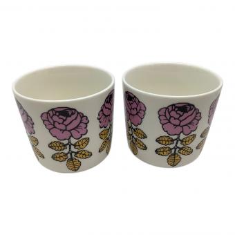 marimekko (マリメッコ) コーヒーカップセット OIVA VIHKIRUUSU 2Pセット