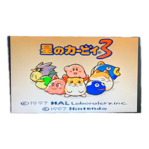 Nintendo (ニンテンドー) 星のカービィ3 スーパーファミコン用ソフト -