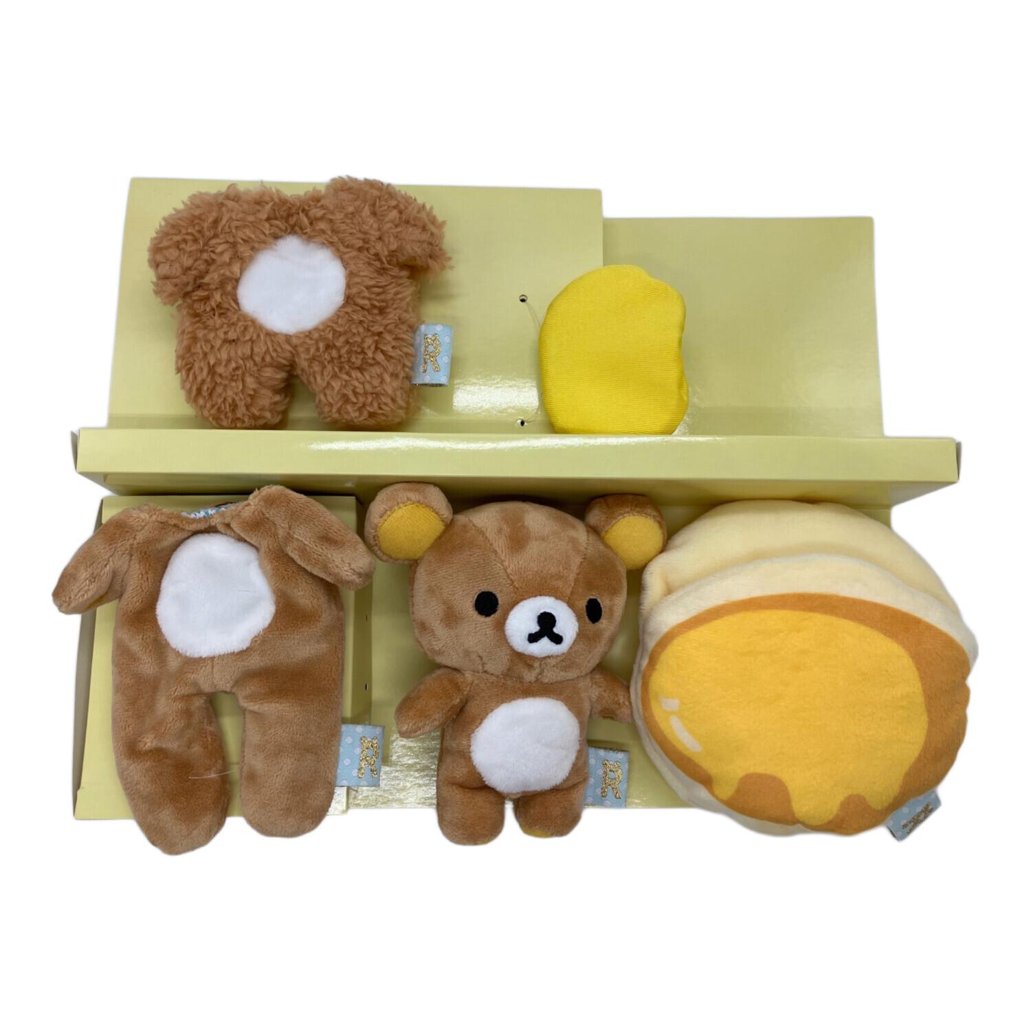 【タグ付き・美品！】リラックマ ぬいぐるみ セット ヌイグルミ ぬいぐるみ リラックマはきぐるみなんですテーマ