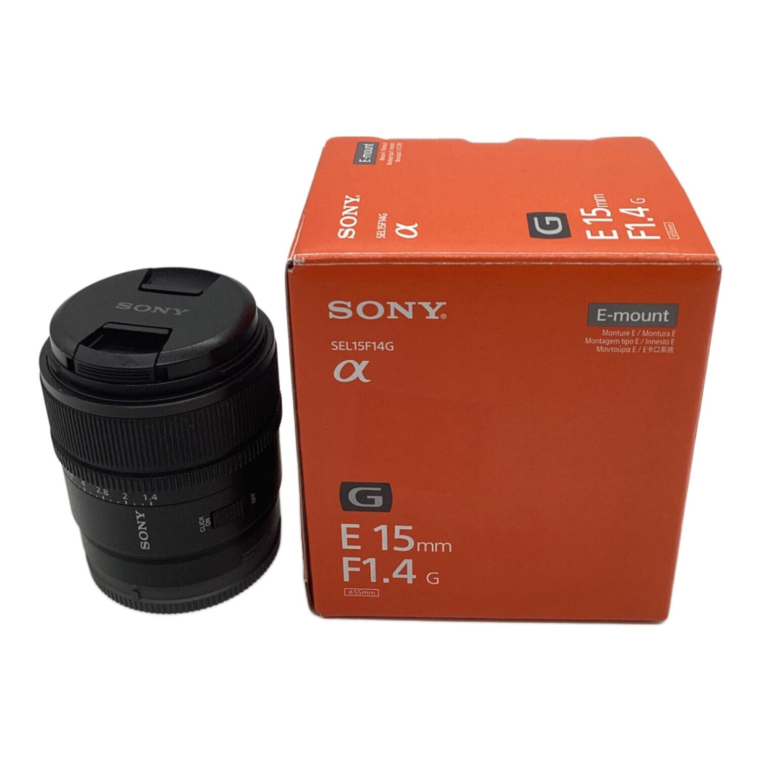 SONY (ソニー) 単焦点レンズ E1.4/15G SEL15F14G 15mm 1.4 Eマウント