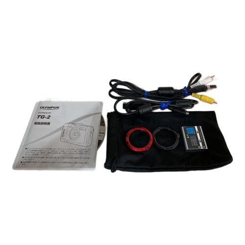 OLYMPUS (オリンパス) コンパクトデジタルカメラ キズ有 TG-2 1200万画素 専用電池 BGW572207