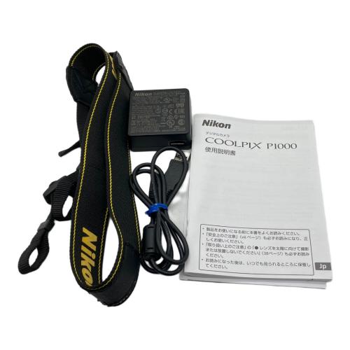 Nikon (ニコン) 光学125倍ズームコンパクトデジタルカメラ COOLPIX P1000 4.3-539ｍｍ 1：2.8-8