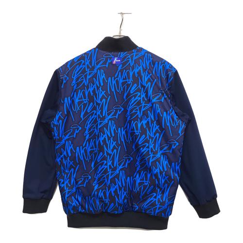 横浜DeNAベイスターズ (ヨコハマディーエヌエーベイスターズ) 応援グッズ SIZE 2XO ネイビー×ブルー オーセンティックチームウェア DESCENTE スタジアムジャンパー DB25WBDNF2