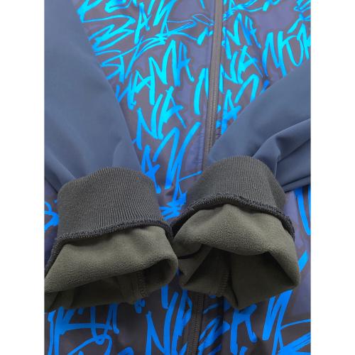 横浜DeNAベイスターズ (ヨコハマディーエヌエーベイスターズ) 応援グッズ SIZE 2XO ネイビー×ブルー オーセンティックチームウェア DESCENTE スタジアムジャンパー DB25WBDNF2