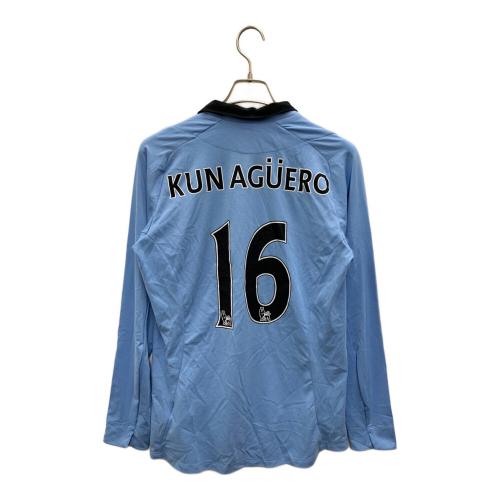 UMBRO (アンブロ) Manchester City 12/13 ホームユニフォーム メンズ SIZE 40 ブルー アグエロ 長袖