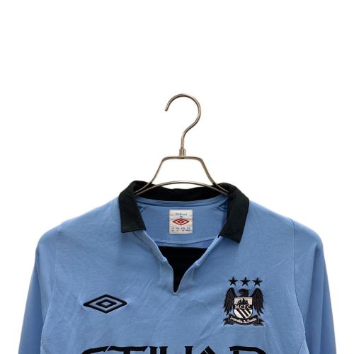 UMBRO (アンブロ) Manchester City 12/13 ホームユニフォーム メンズ SIZE 40 ブルー アグエロ 長袖