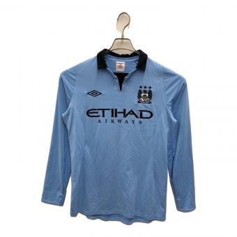 UMBRO (アンブロ) Manchester City 12/13 ホームユニフォーム メンズ SIZE 40 ブルー ダビドシルバ 長袖